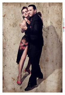 i ballerini di tango argentino Diego Escobar e Angelina Staudinger