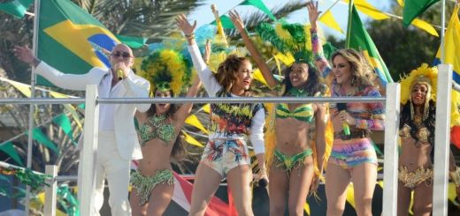Una scena del video di We are one (Ole ola)