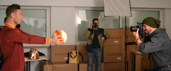 Totti in una delle foto della mostra al Macro Testaccio