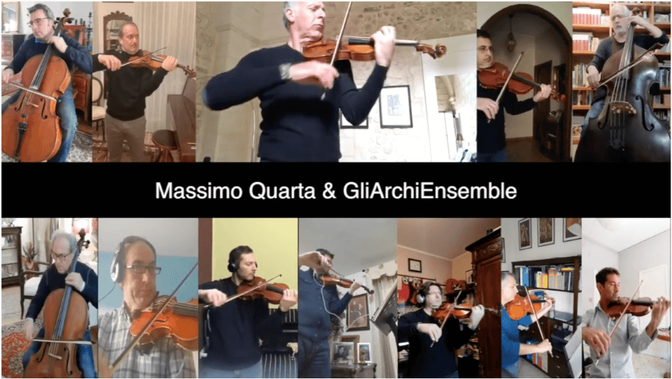 GliArchiEnsemble e Massimo Quarta in video