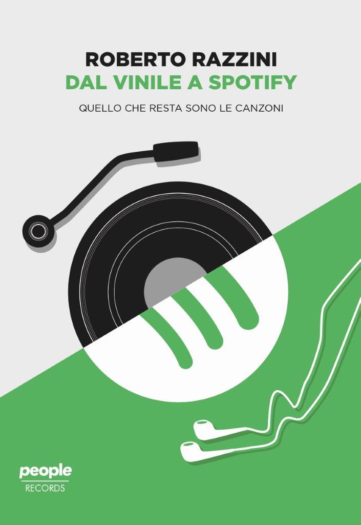 La copertina del libri "Dal vinile a Spotify"
