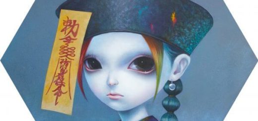 un dipinto di arte asiatica contemporanea